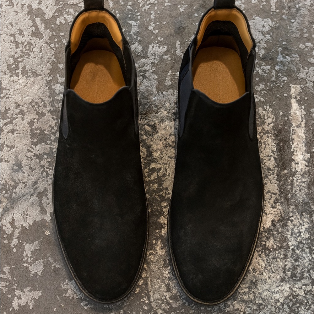 Call It Spring Men's Boots Black Suede Chukka Ankle Leather Size 9.5